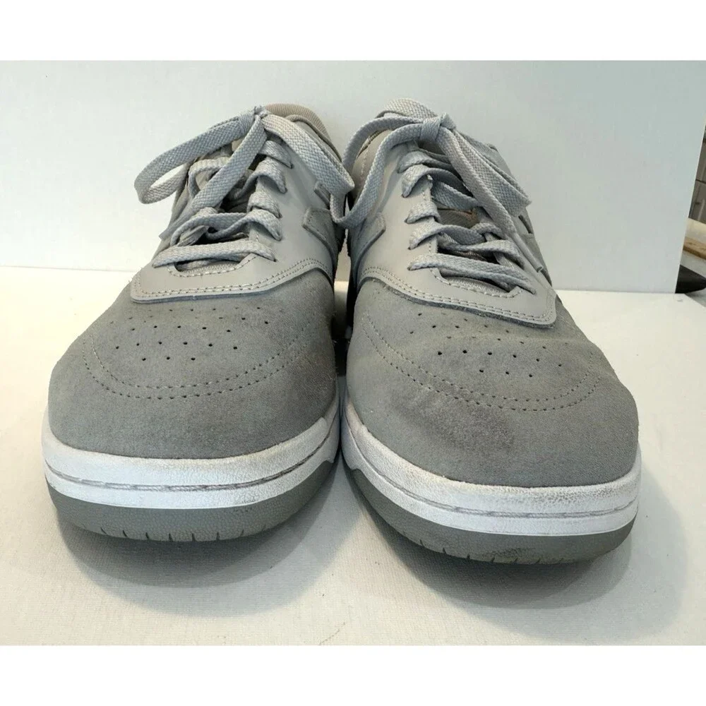 New Balance BB80GG1 Shoes Men's 12 Leather Low Top Sneakers Gray